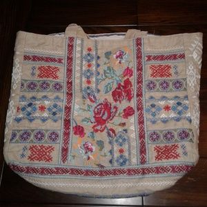 JWLA Johnny Was Tote Bag NWOT